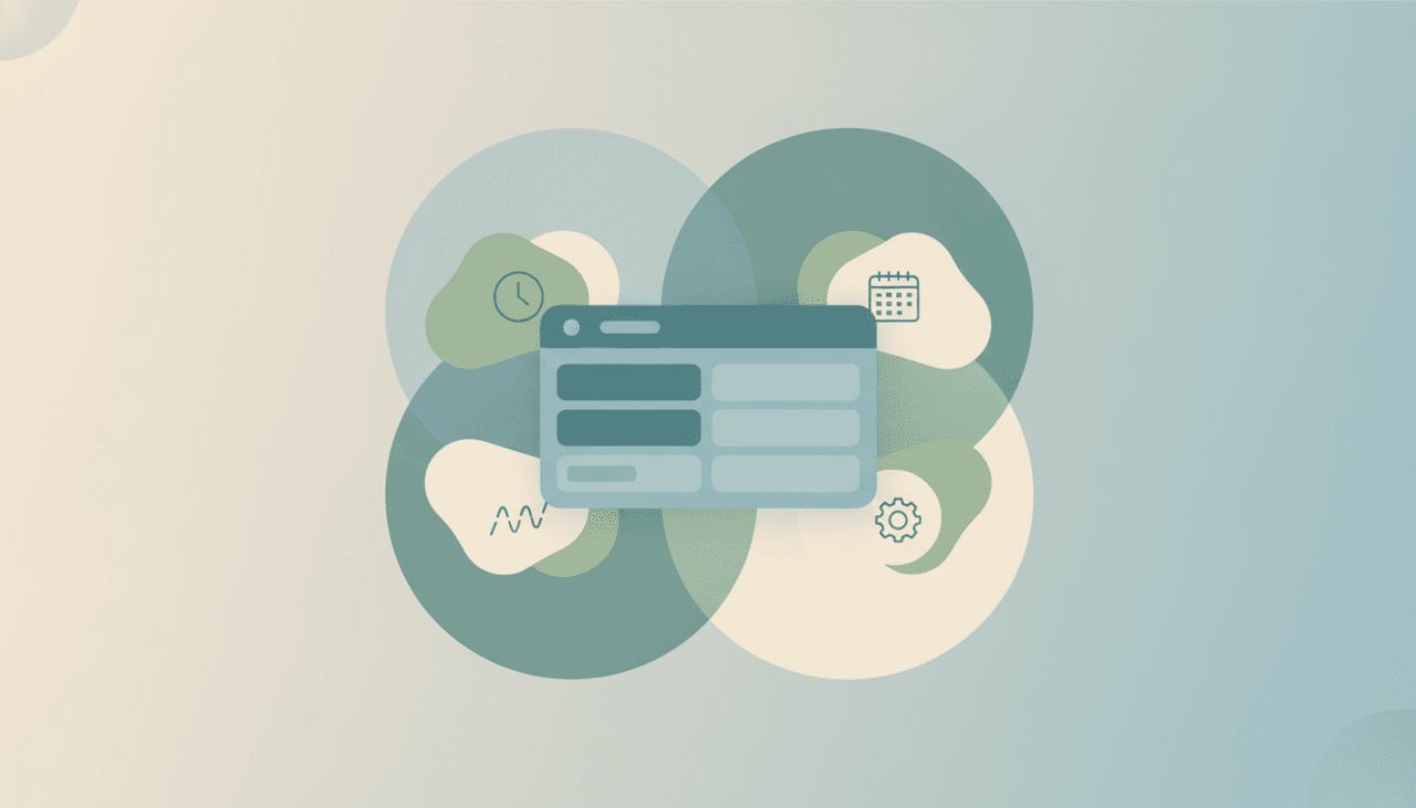 A central UI-component card ringed by alternative builder cards, illustrating v0 alternatives
